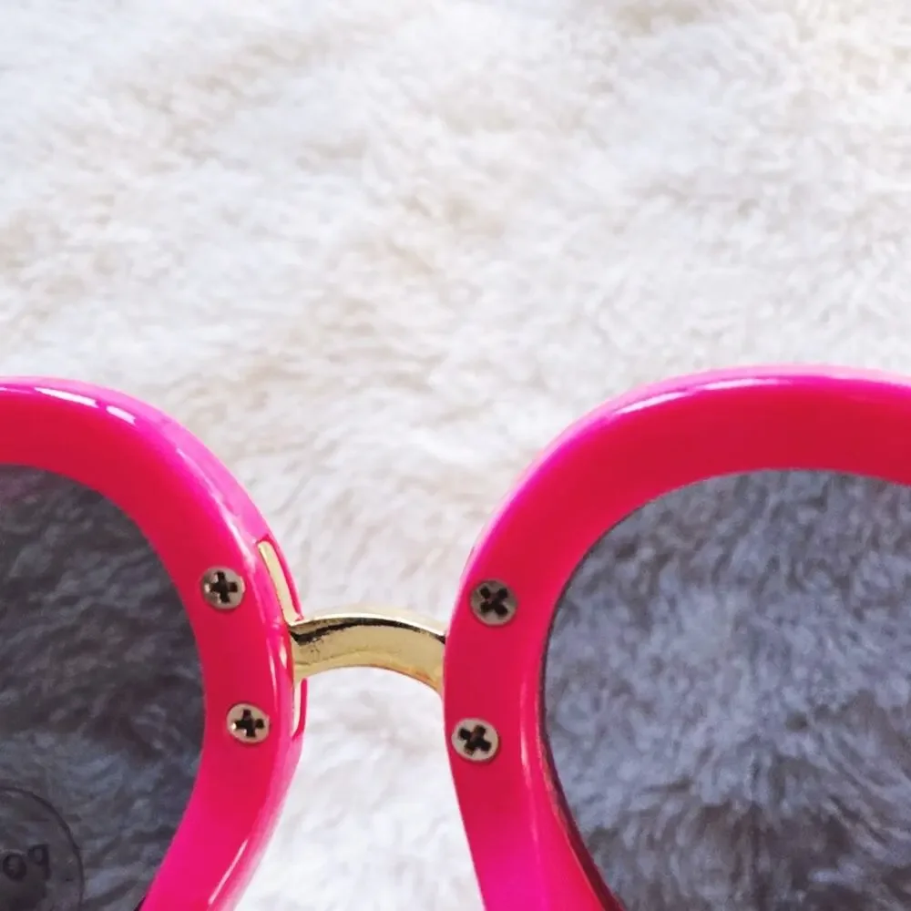 Pixie Pink Girl Heart-shape Sunglasses